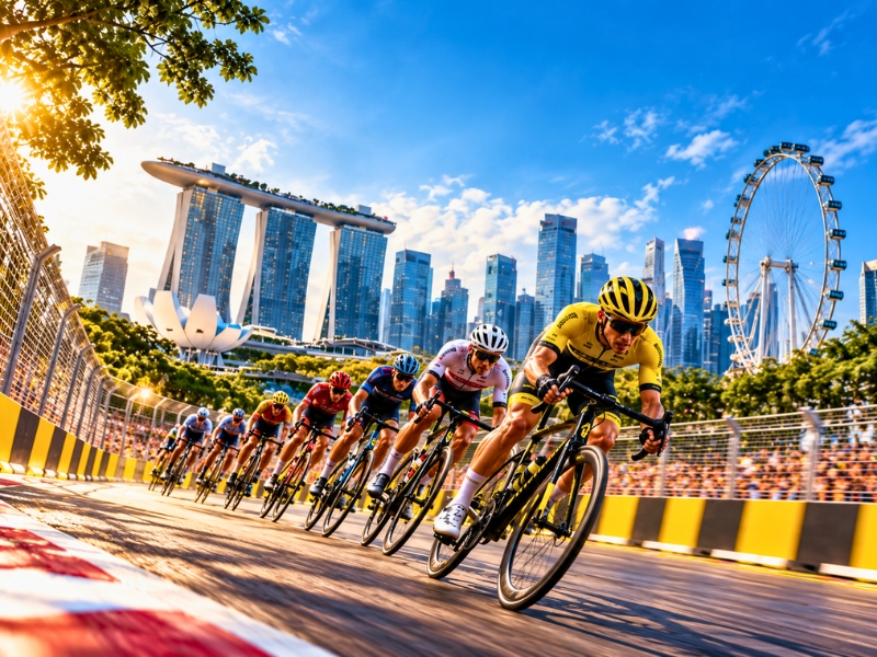 Ride in Style with SRC's Exclusive Singapore Criterium Polo!
